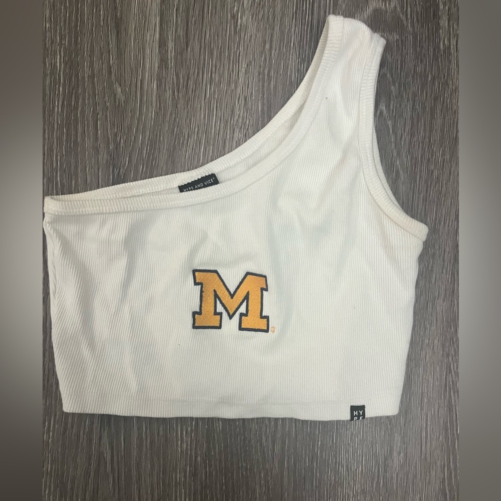 University of Michigan hype and vice tank top size large